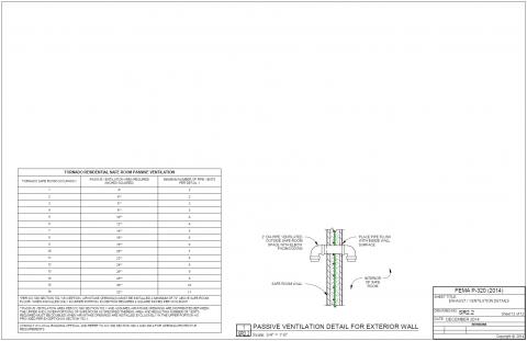 FEMA P-320 Safe Room Design Exhaust/Ventilation Details