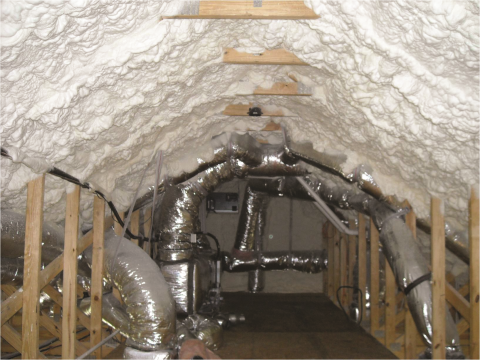 Insulating an attic