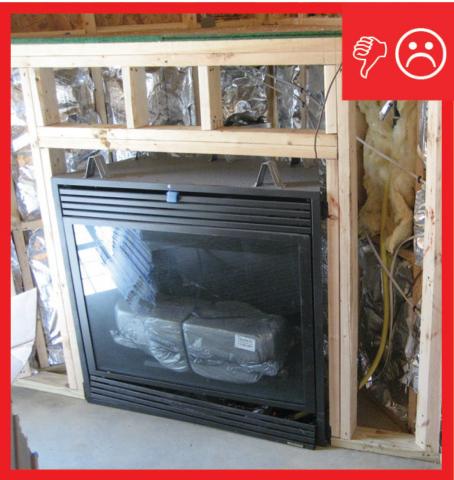 Walls Behind Fireplaces Building America Solution Center
