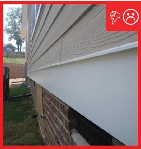 Flashing At Bottom Of Exterior Walls Building America Solution Center