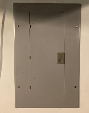 Identify your electrical panel.