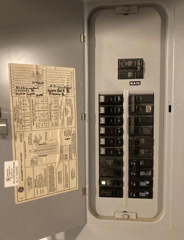 On your electrical panel each breaker should be labeled or there should be a list on the inside of the door indicating what part of the house each breaker serves.