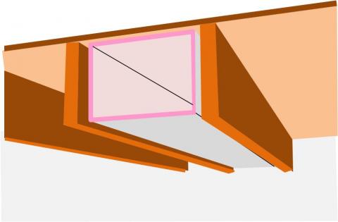 Floor joist cavities can make acceptable duct chases