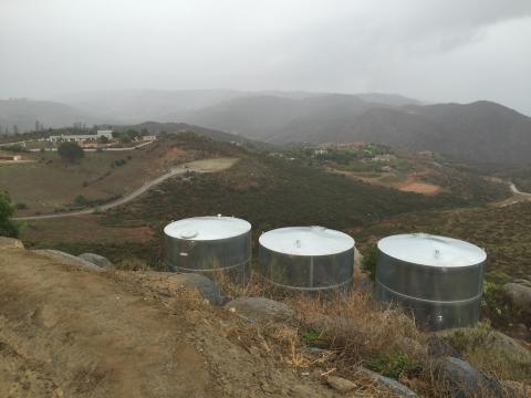 Homeowners in remote areas may choose to install their own cisterns to provide water for fire suppression in case of wildfires. 