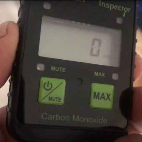 Carry a portable, battery-powered carbon monoxide detector when entering an infrequently visited area of the basement, attic, crawlspace, or garage to inspect the water heater. 
