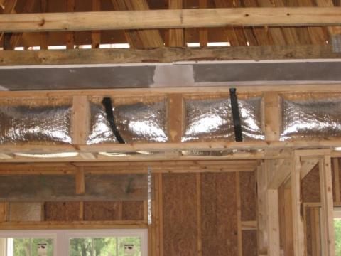 Chase Framing Is Completed And Ready For Drywall Building