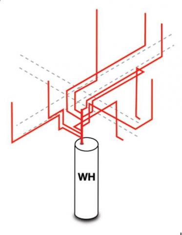 Manifold plumbing layout - plumbing diagram.