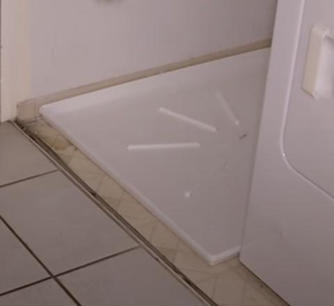 A washing machine drain pan can provide peace of mind knowing your flooring will be at least temporarily protected from water damage if the clothes washer should leak.