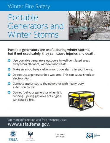 Winter Fire Safety: Portable Generators and Winter Storms | Building ...