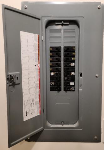 Before replacing linear light fixture tubes or wiring, turn off the electric circuit at the electric panel.