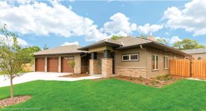 Amaris Homes built this custom home in the cold climate in Vadnais Heights, MN, and certified it to DOE Zero Energy Ready Home specifications in 2015. 