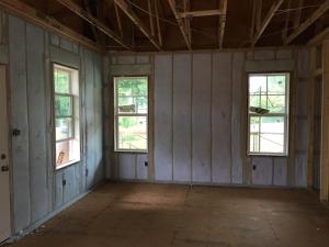Wrong – Design walls so that windows are positioned to fit regularly spaced studs so less additional studs are needed. 
