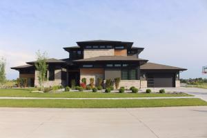 Charles Thomas built this custom for buyer home in the cold climate in Valley, NE, and certified it to DOE Zero Energy Ready Home specifications in 2017. 