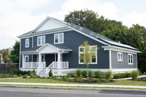 United Way of Long Island built this affordable home in the mixed-humid climate in Huntington Station, NY, and certified it to DOE Zero Energy Ready Home specifications in 2017. 