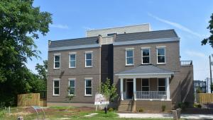 Health-E Community Enterprises of Virginia built this multifamily home in the mixed-humid climate in Richmond, VA, and certified it to DOE Zero Energy Ready Home specifications in 2018. 