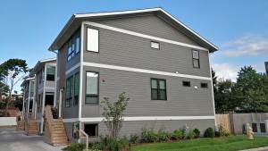 BrightLeaf Homes built this custom for multi-family home in the cold climate in Forest Park, IL, and certified it to DOE Zero Energy Ready Home specifications in 2020. 