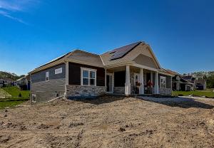 Tim O'Brien Homes built this custom spec home in the cold climate in New Berlin, WI, and certified it to DOE Zero Energy Ready Home specifications in 2020. 
