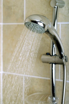 Install WaterSense® labeled showerheads which can reduce water use in the shower by 20 percent.