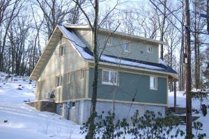BPC Green Builders built this custom home in the cold climate in New Fairfield, CT, and certified it to DOE Zero Energy Ready Home specifications in 2014.