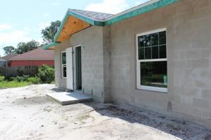This house uses CMU construction for flood and termite resistance as well as thermal mass