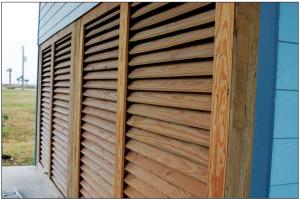 Wrong – The ridge flashing fasteners were placed too far apart and came loose in high winds.  