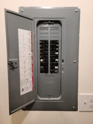 Before performing any work on an outlet, locate and turn off the electric circuit to the outlet at the electric panel. 