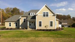 Brookside Development built this production home in the cold climate in Woodbridge, CT, and certified it to DOE Zero Energy Ready Home specifications in 2014. 
