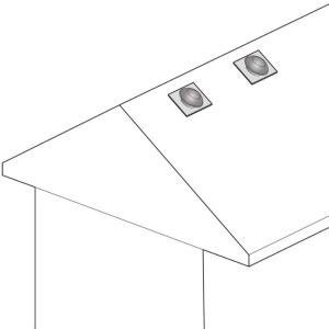 Right – Button vents provide ventilation to a vented attic
