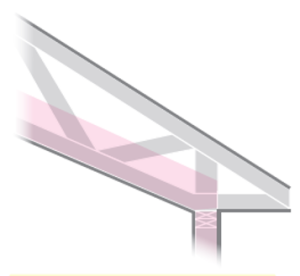 Some builders use cantilevered trusses to get full height insulation over the exterior wall.