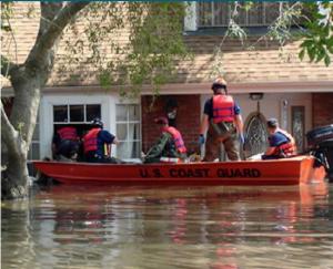 Hurricanes and resulting floods are among the most costly natural disasters impacting metropolitan areas (Source: U.S. Coast Guard)