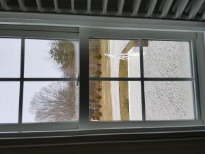 Wrong - Condensation on glass could be caused by poor performing windows or leakage around windows or high levels of indoor humidity. 