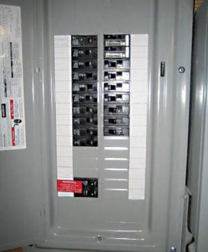 Electrical service panel with dedicated breaker for future PV system