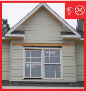 Wrong – There is not a water-resistant barrier installed underneath the exterior finish of the walls
