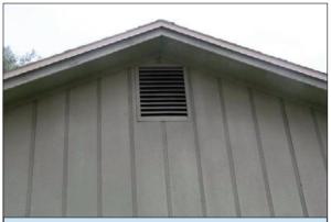 Gable end vents allow in wind-driven rain because pressures that develop between the outside surface of the wall and the inside of the attic are sufficient to drive water uphill several inches. 