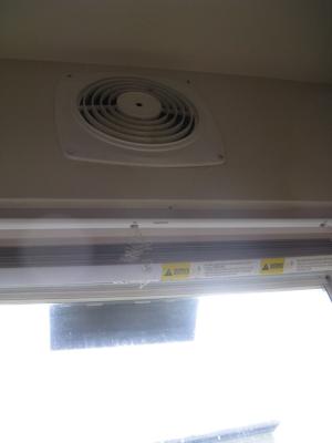 Wrong – This kitchen exhaust fan is not located directly above the stove top so it will be ineffective at removing cooking pollutants and it terminates within 3 feet of an operable window, which is prohibited by code.