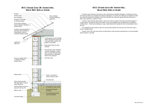 IECC Climate Zone 2B: Vented Attic, Block Wall, Slab on Grade 