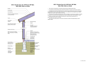 IECC Climate Zone 4A: SIP Roof, SIP Wall, Stem Wall, Slab on Grade