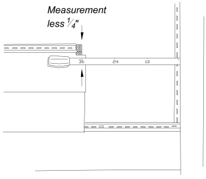 When measuring for the last piece in a course of vinyl siding, measure from the corner post to the foam of the neighboring piece and subtract 1/4 inch to provide room for expansion.