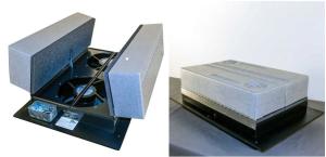 Some whole-house fans use an automatic insulated cover achieve high R-values when the fan is not in use