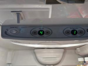 Some refrigerators have internal controls that use numbered settings, rather than temperature settings.