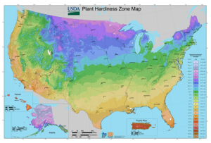 The USDA Plant Hardiness Zone Map can be a valuable reference in determining appropriate landscape plants for your climate .