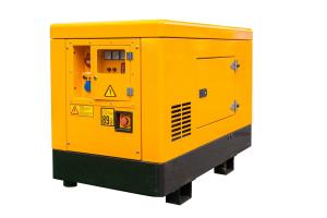 A large diesel generator with an engine size greater than 50bhp or 37W. This type of generator can be used during a power outage and runs on diesel, gasoline, propane, or natural gas.