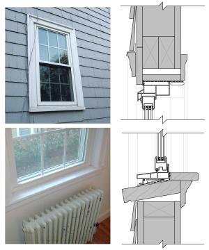 Vinyl frame window