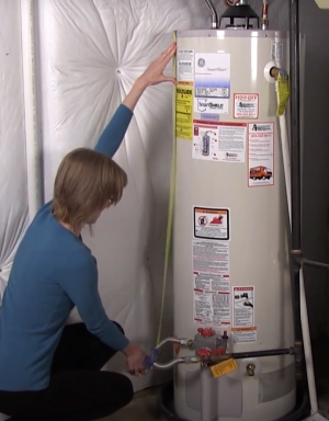 Measure your water heater prior to installing an insulating blanket.