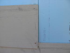 The mistake of not staggering siding and foam sheathing joints