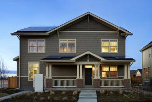 New Town Builders built this production home in the cold climate in Denver, CO, and certified it to DOE Zero Energy Ready Home specifications in 2014. 