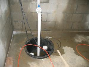 Open sump pump