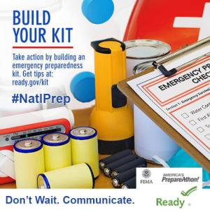 Example emergency supply kit.