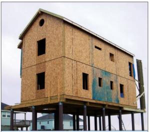 SIP homes built in coastal locations should be constructed so that the lowest level is well above the BFE. 