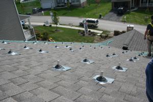 A PV panel anchoring system